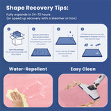 HulooSleep® Wide-edge Baby Play Mat (Pink) - Huloosleep