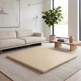 1.3" Thick Baby Play Mat, 50" x 50" — Padded,Waterproof Floor Cushion & Playpen Mat with Vegan Leather Cover