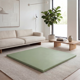 1.3" Thick Baby Play Mat, 50" x 50" — Padded,Waterproof Floor Cushion & Playpen Mat with Vegan Leather Cover