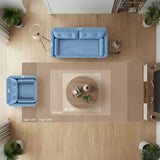 Elasti-Foam™ Luna Arch Geometric Mat - Sage & Ivory